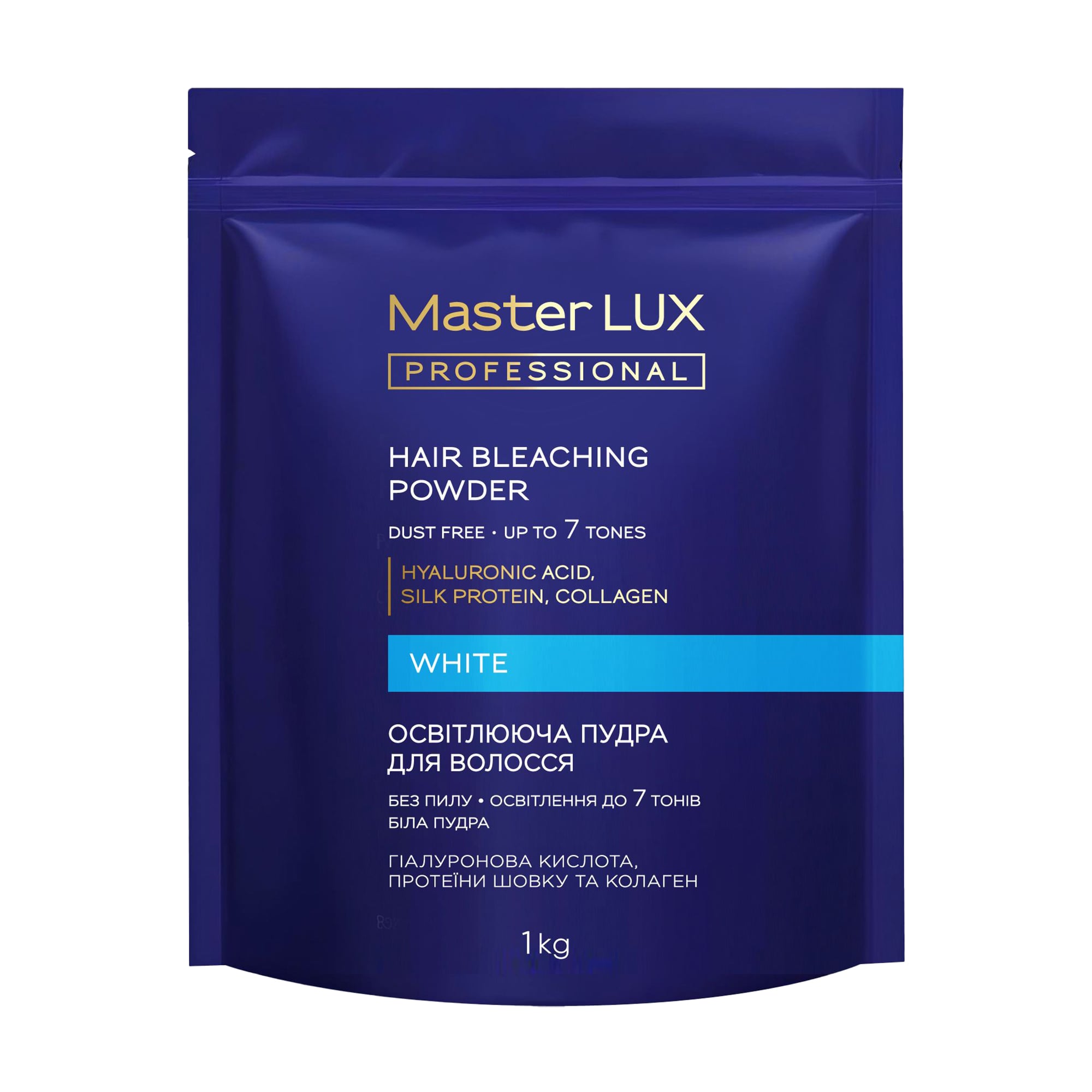Уцінка! Освітлювальна пудра для волосся Master LUX Professional Hair Bleaching Powder, White, 1 кг