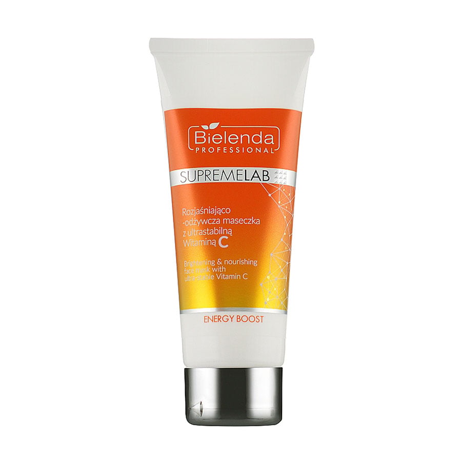 Уцінка! Освітлювальна та відновлювальна маска для обличчя Bielenda Professional Supremelab Energy Boost Face Mask зі стабільним вітаміном С, 70 мл